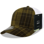 Decky 6017 M/C Plaid Cap - White 128 - White / One Size Fits Most