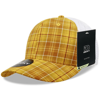 Decky 6017 M/C Plaid Cap - White 135 - White / One Size Fits Most
