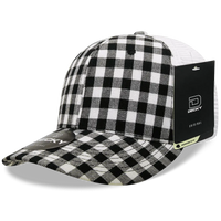 Decky 6017 M/C Plaid Cap White 151 White / One Size Fits Most