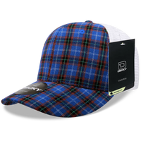 Decky 6017 M/C Plaid Cap - White 152 - White / One Size Fits Most
