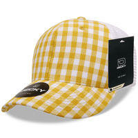 Decky 6017 M/C Plaid Cap White 160 White / One Size Fits Most