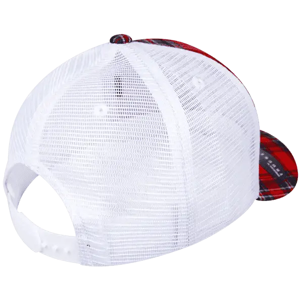 Decky 6017 M/C Plaid Cap White 180 White / One Size Fits Most