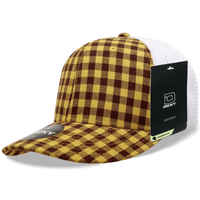 Decky 6017 M/C Plaid Cap - White 186 - White / One Size Fits Most