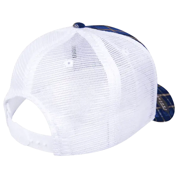 Decky 6017 M/C Plaid Cap White 190 White / One Size Fits Most