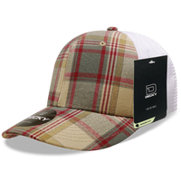 Decky 6017 M/C Plaid Cap White 203 White / One Size Fits Most