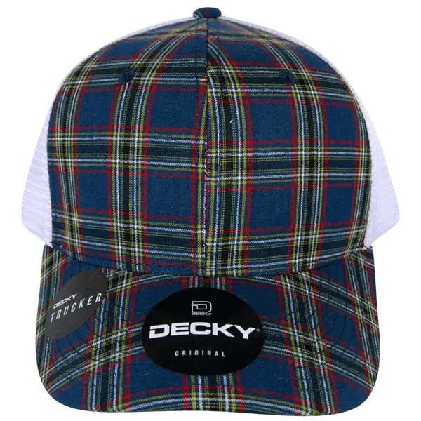 Decky 6017 M/C Plaid Cap White 221 White / One Size Fits Most