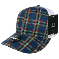 Decky 6017 M/C Plaid Cap White 221 White / One Size Fits Most