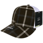Decky 6017 M/C Plaid Cap - White 226 - White / One Size Fits Most