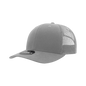 Decky 6021 Mid Profile 6 Panel Poly Cotton Trucker Cap - Gray - Gray / One Size Fits Most