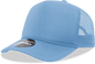 Decky 6025 Mid Profile 6 Panel Poly Cotton Trucker Cap - Sky Blue - Columbia Blue Blue / One Size Fits Most