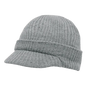 Decky 605 GI Jeep Beanie with Visor - Heather Gray - Gray / One Size Fits Most