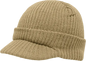 Decky 605 GI Jeep Beanie with Visor - Khaki - Khaki / One Size Fits Most
