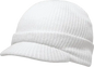 Decky 605 GI Jeep Beanie with Visor White White / One Size Fits Most