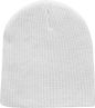 Decky 608 GI Cuffless Watch Cap Beanie - White - White / One Size Fits Most