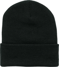Decky 613 Acrylic Knit Cap Beanie - Black - Black / One Size Fits Most