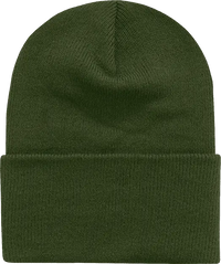 Decky 613 Acrylic Knit Cap Beanie - Olive - Olive / One Size Fits Most