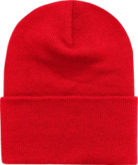 Decky 613 Acrylic Knit Cap Beanie - Red - Red / One Size Fits Most