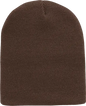 Decky 614 Acrylic Short Beanie - Brown - Brown / One Size Fits Most