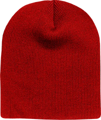 Decky 614 Acrylic Short Beanie Cardinal Cardinal / One Size Fits Most
