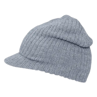 Decky 621 Campus Jeep Beanie with Visor Heather Gray Gray / One Size Fits Most