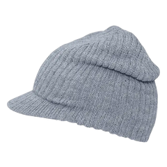 Decky 621 Campus Jeep Beanie with Visor Heather Gray Gray / One Size Fits Most