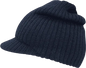 Decky 621 Campus Jeep Beanie with Visor Navy Navy / One Size Fits Most