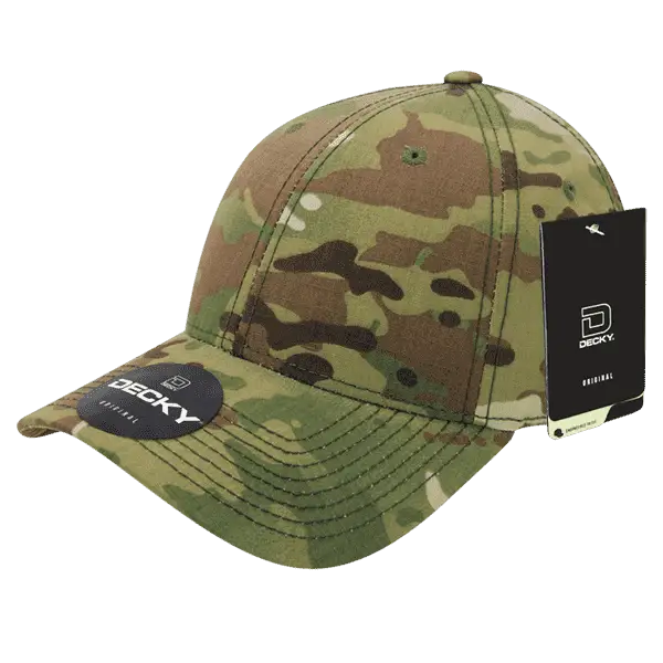 Decky 6301 Structured MULTICAM L/C Cap - Multicam - Muti-Color / One Size Fits Most
