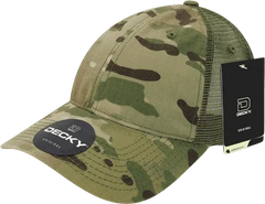 Decky 6305 MULTICAM Relaxed L/C Trucker Cap - MCU Camo Olive - MCU Camo Olive / One Size Fits Most