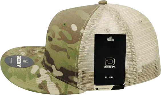 Decky 6307 MULTICAM H/C Trucker Cap - MCU Camo Khaki - MCU Camo Khaki / One Size Fits Most