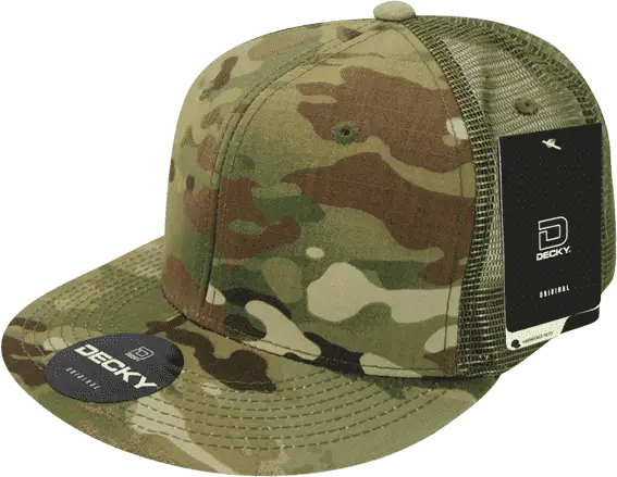Decky 6307 MULTICAM H/C Trucker Cap - MCU Camo Olive - MCU Camo Olive / One Size Fits Most