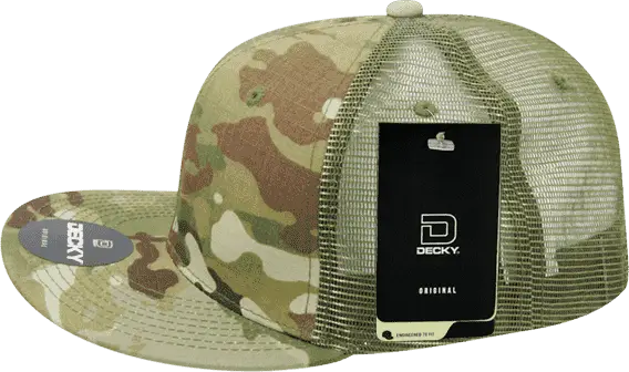 Decky 6307 MULTICAM H/C Trucker Cap - MCU Camo Olive - MCU Camo Olive / One Size Fits Most
