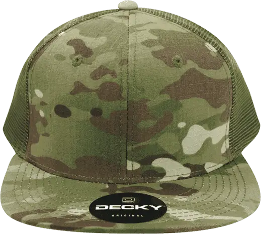 Decky 6307 MULTICAM H/C Trucker Cap - MCU Camo Olive - MCU Camo Olive / One Size Fits Most