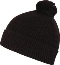 Decky 686 Pom Pom Acrylic Beanie Brown Brown / One Size Fits Most