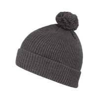 Decky 686 Pom Pom Acrylic Beanie - Heather Charcoal - Dark Gray / One Size Fits Most