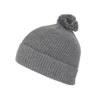Decky 686 Pom Pom Acrylic Beanie Heather Gray Gray / One Size Fits Most