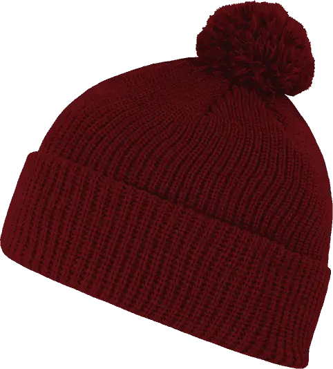 Decky 686 Pom Pom Acrylic Beanie Red Red / One Size Fits Most