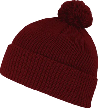 Decky 686 Pom Pom Acrylic Beanie Red Red / One Size Fits Most