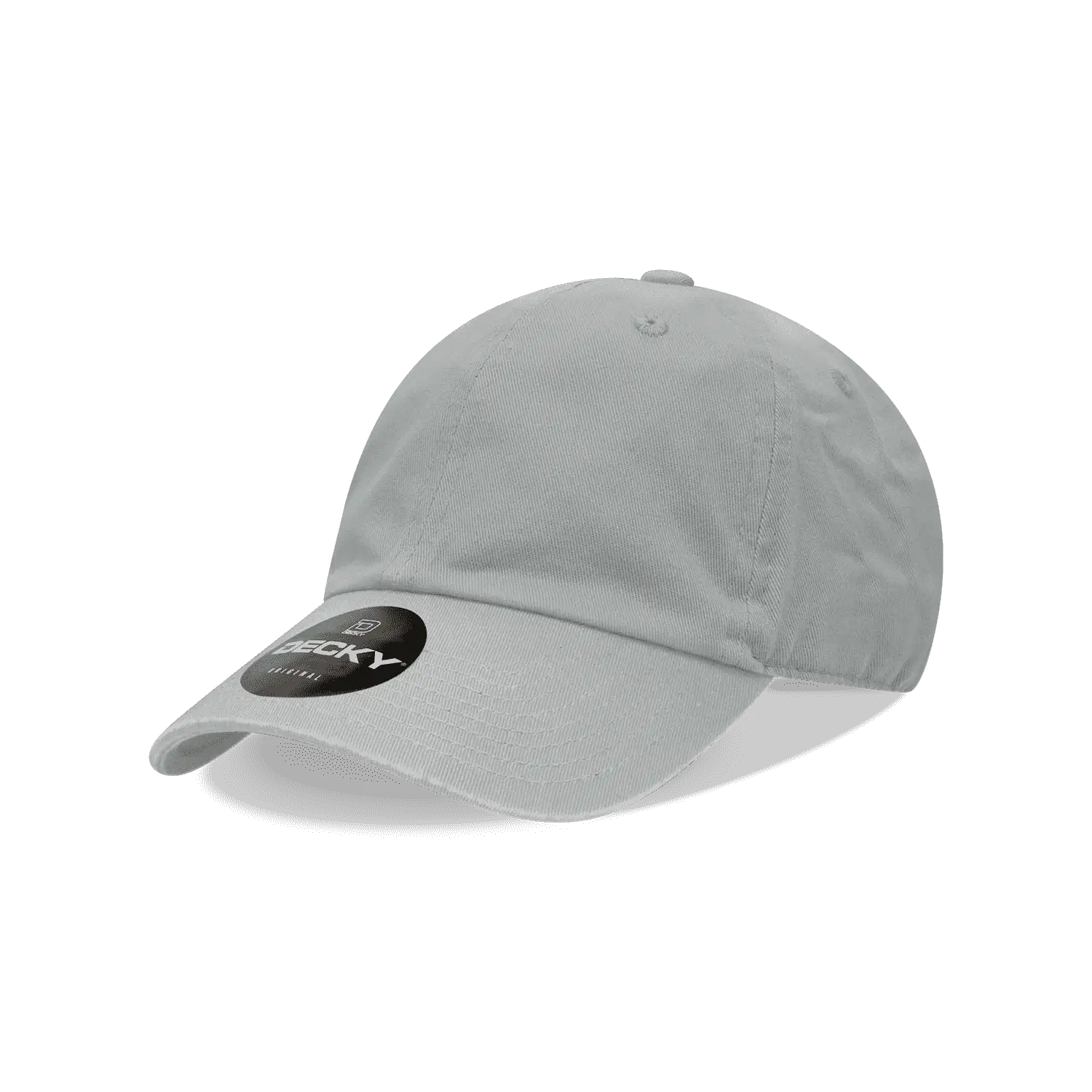 Decky 7005 Kids Relaxed Washed Cotton Cap Gray Gray / One Size Fits Most