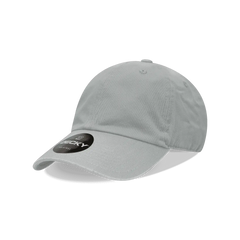 Decky 7005 Kids Relaxed Washed Cotton Cap Gray Gray / One Size Fits Most