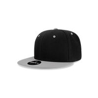 Decky 7011 Youth Snapback Cap - Black Gray - Black Gray / One Size Fits Most