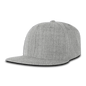 Decky 7011 Youth Snapback Cap - Heather Gray - Gray / One Size Fits Most