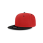 Decky 7011 Youth Snapback Cap - Red Black - Red Black / One Size Fits Most