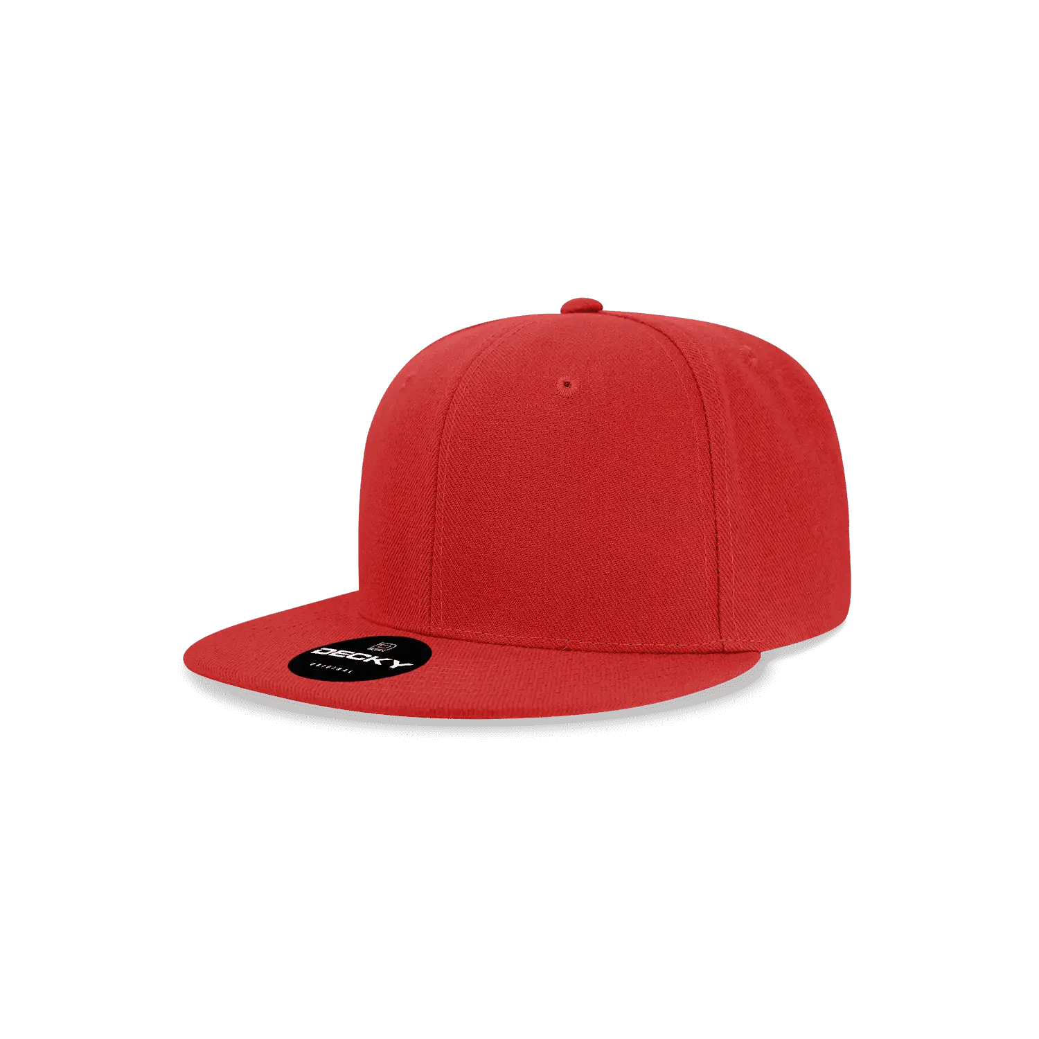 Decky 7011 Youth Snapback Cap - Red - Red / One Size Fits Most
