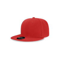Decky 7011 Youth Snapback Cap - Red - Red / One Size Fits Most