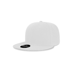 Decky 7011 Youth Snapback Cap - White - White / One Size Fits Most
