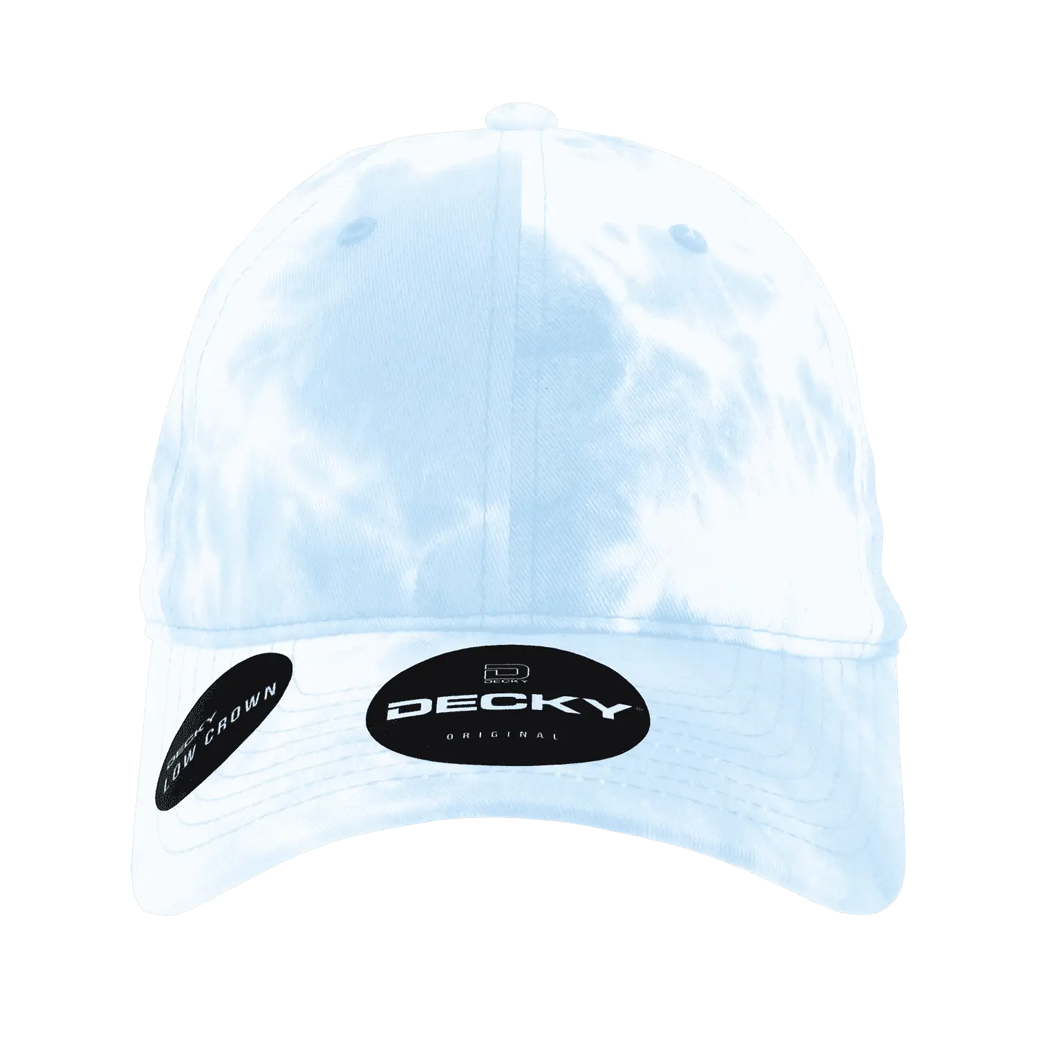Decky 7205 Tie Dye Relaxed Cotton Cap - Blue - Blue / One Size Fits Most