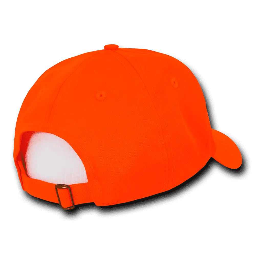 Decky 761 6 Panel Neon Cap - Orange - Orange / One Size Fits Most