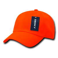 Decky 761 6 Panel Neon Cap - Orange - Orange / One Size Fits Most