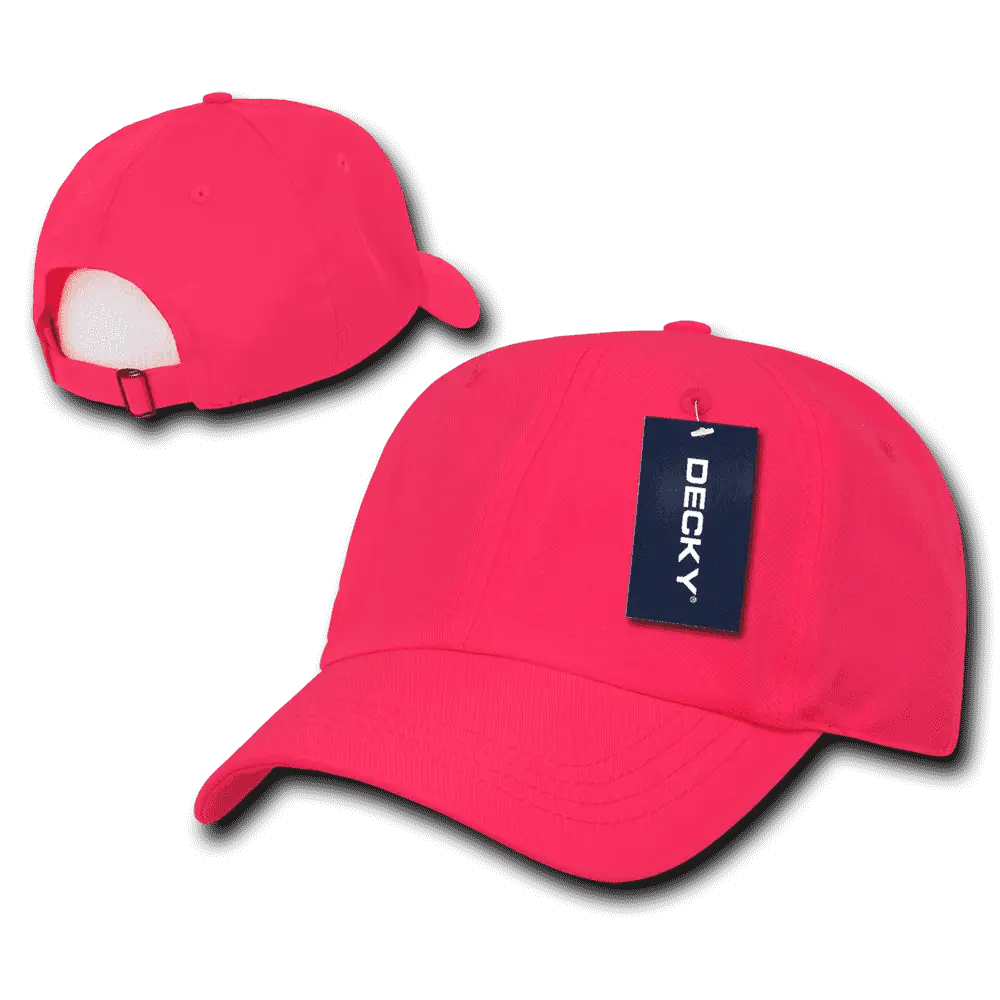 Decky 761 6 Panel Neon Cap - Pink - Pink / One Size Fits Most