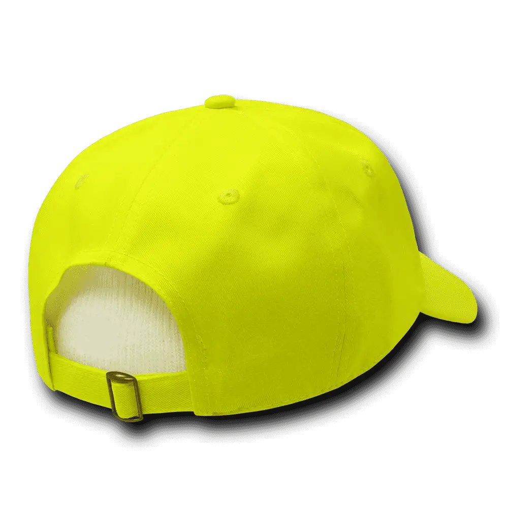 Decky 761 6 Panel Neon Cap - Yellow - Yellow / One Size Fits Most